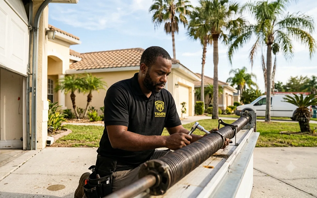 Garage Door Spring Repair in Tampa, FL